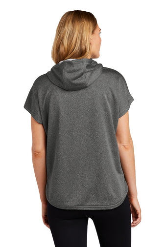 New Era Ladies Performance Terry Short Sleeve Hoodie
