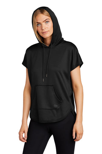 New Era Ladies Performance Terry Short Sleeve Hoodie