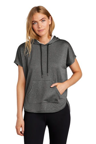 New Era Ladies Performance Terry Short Sleeve Hoodie