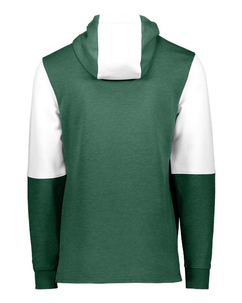 Holloway - Ivy League Team Fleece Colorblocked Hooded Sweatshirt