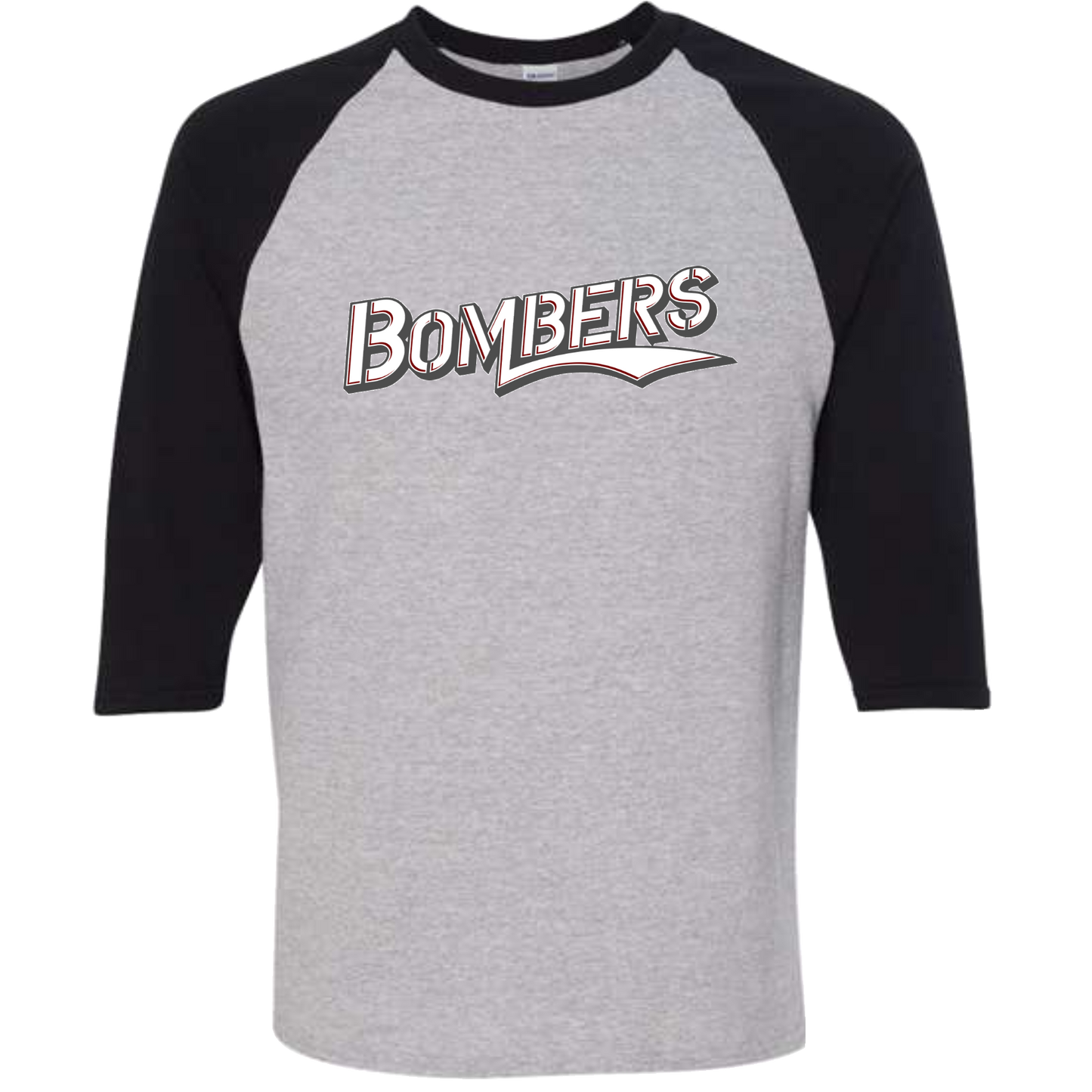 Gildan Unisex- Heavy Cotton Raglan Three-Quarter Sleeve T-Shirt