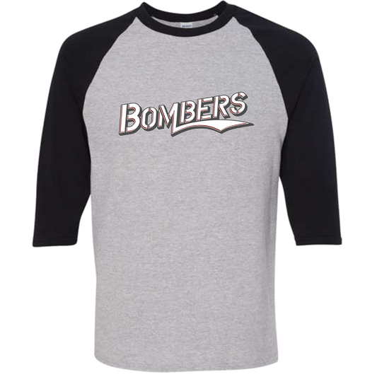 Gildan Unisex- Heavy Cotton Raglan Three-Quarter Sleeve T-Shirt
