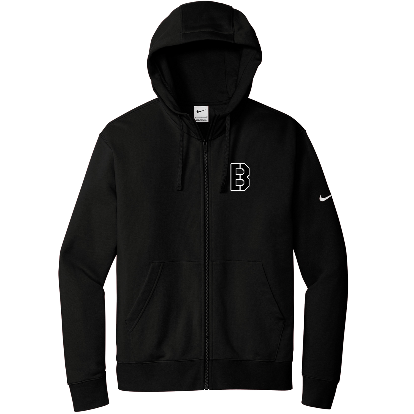 Nike Club Fleece Sleeve Swoosh Full-Zip Hoodie