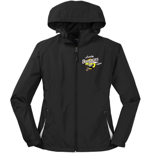 Sport-Tek Women's Colorblock Hooded Raglan Jacket