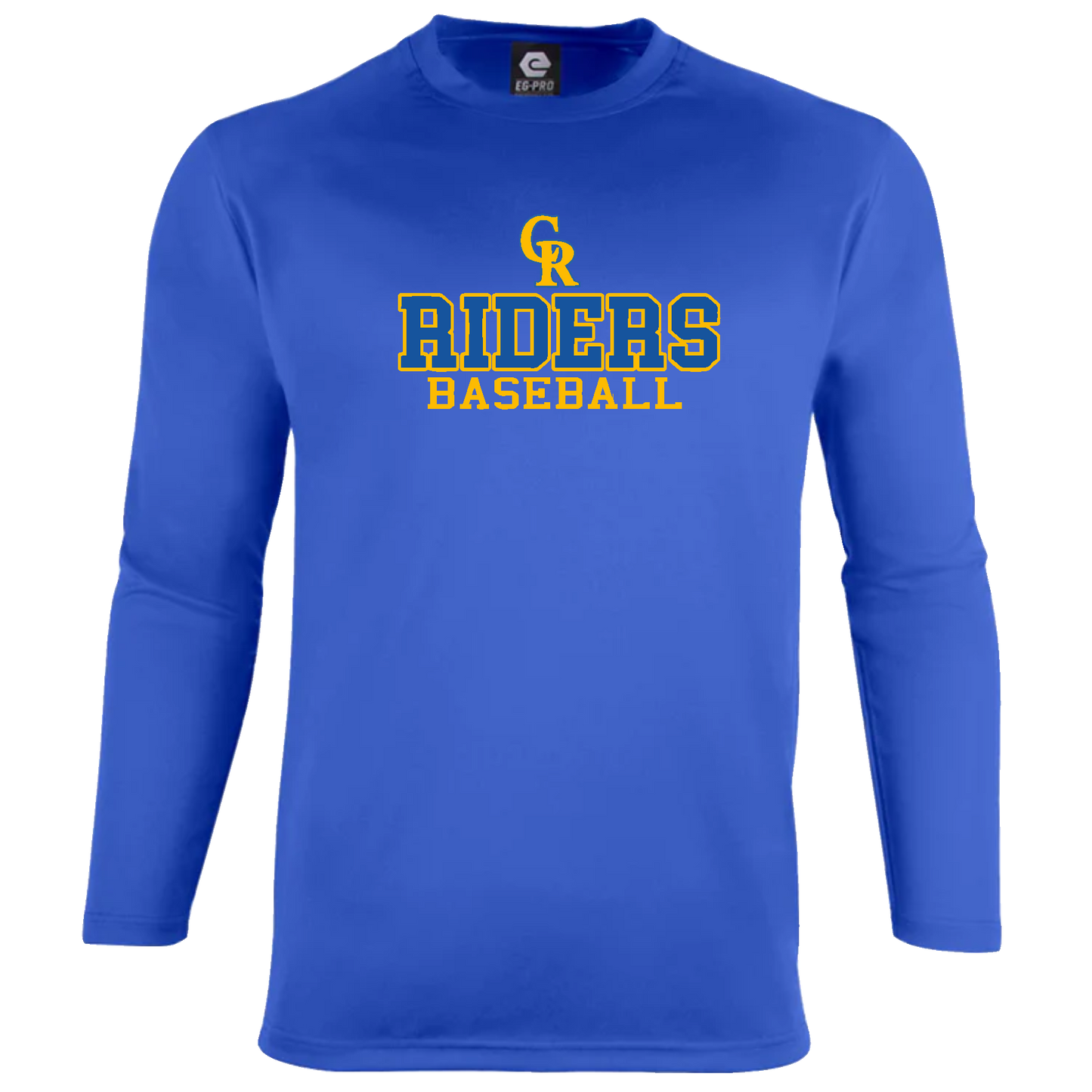 Adult Unisex Polyester L/S Crew Neck Tee