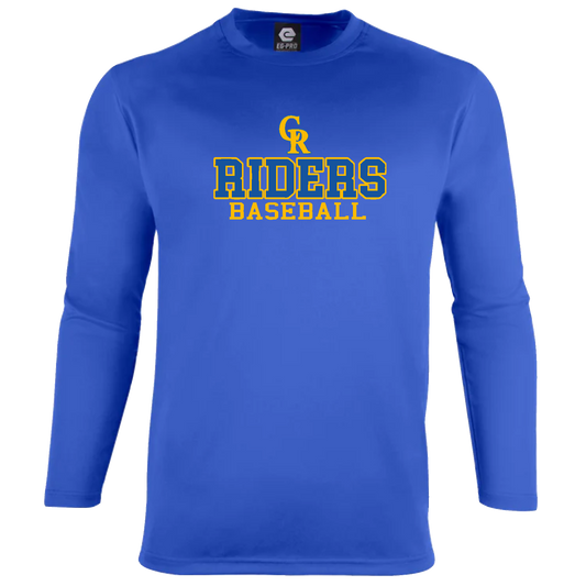 Adult Unisex Polyester L/S Crew Neck Tee