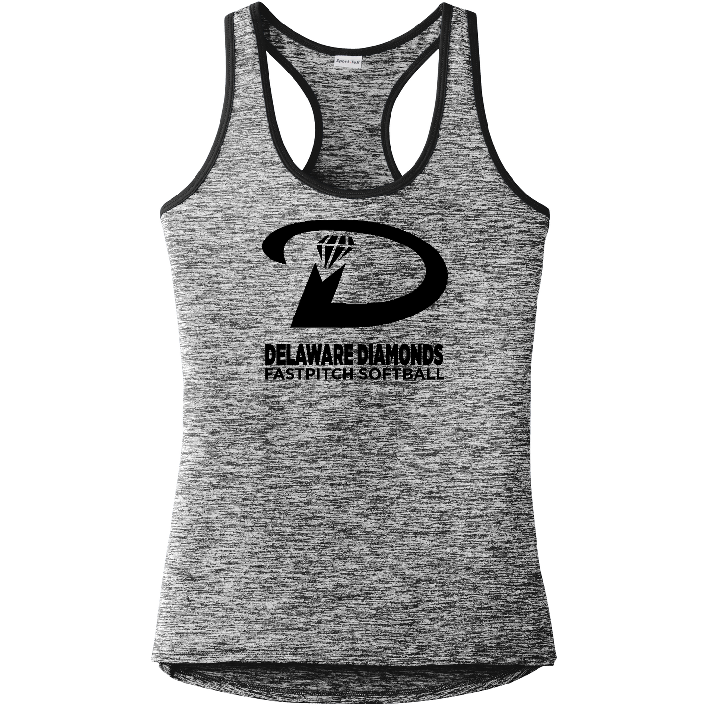 Sport-Tek Ladies PosiCharge Electric Heather Racerback Tank