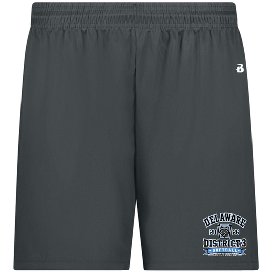 MENS Badger Sport B-CORE 7-INCH INSEAM SHORTS (NO POCKETS)