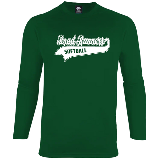 Basic Training Men's Polyester L/S Crew Neck Tee (Set-In Sleeves)