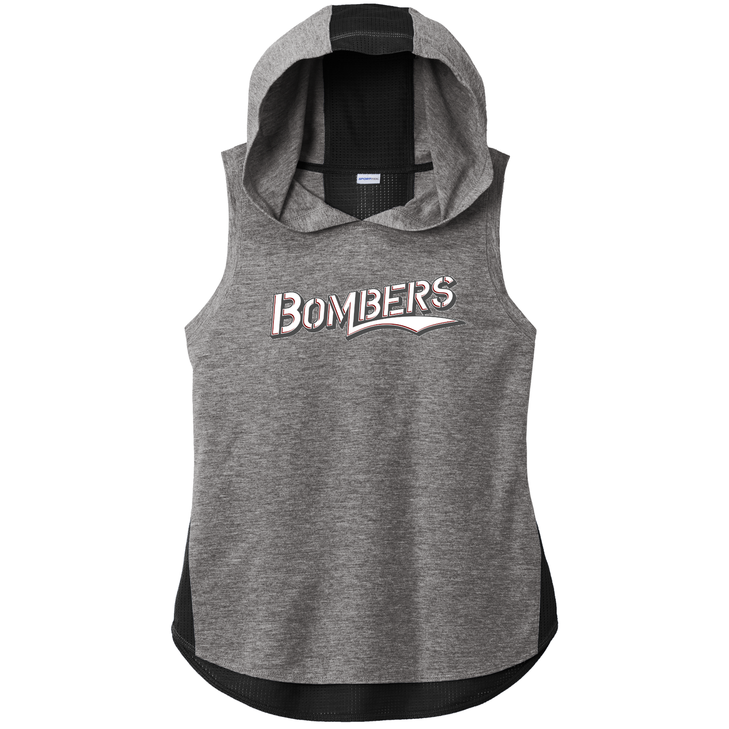 Sport-Tek Ladies PosiCharge Tri-Blend Wicking Draft Hoodie Tank