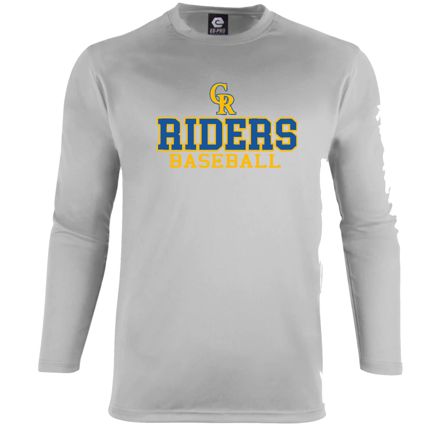 Adult Unisex Polyester L/S Crew Neck Tee