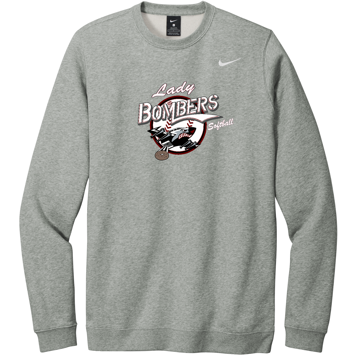 Nike Club Unisex Fleece Crew Pullover Sweatshirt