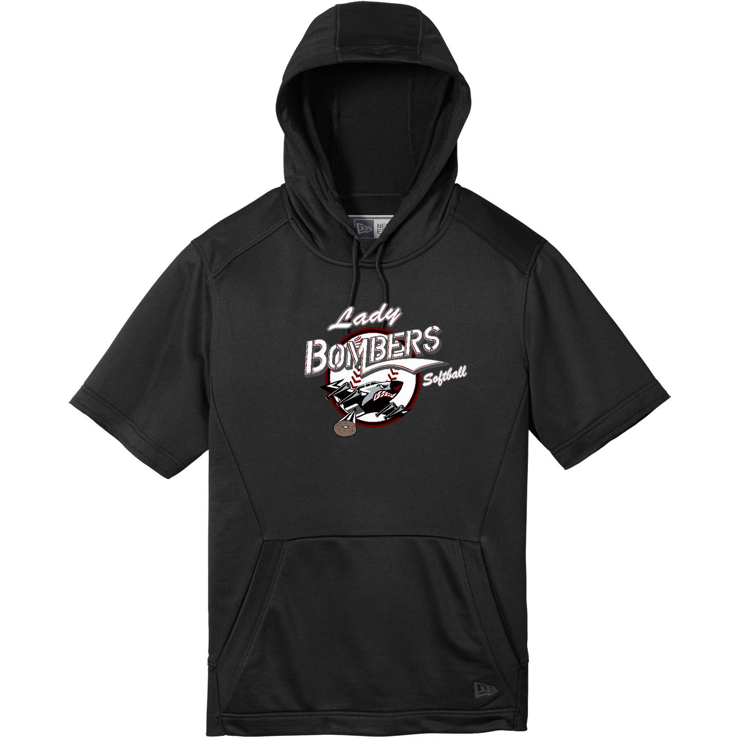 New Era Women's Performance Terry Short Sleeve Hoodie