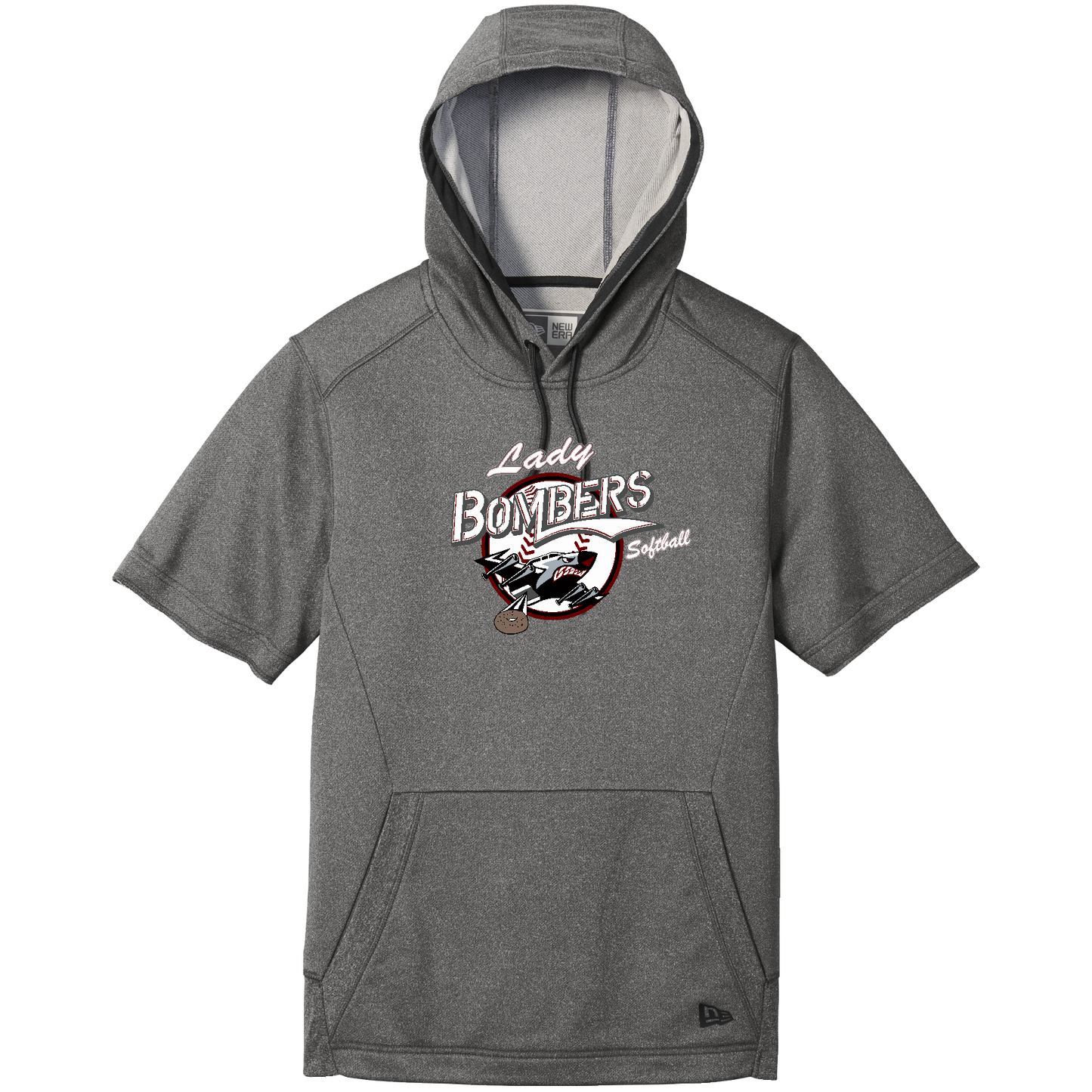 New Era Women's Performance Terry Short Sleeve Hoodie