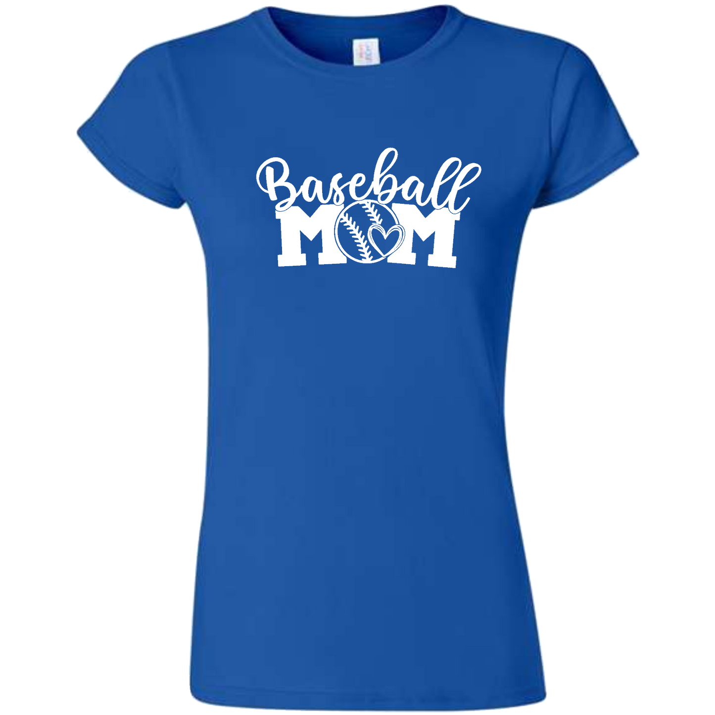 Baseball MOM Short Sleeve Gildan Softstyle Tee