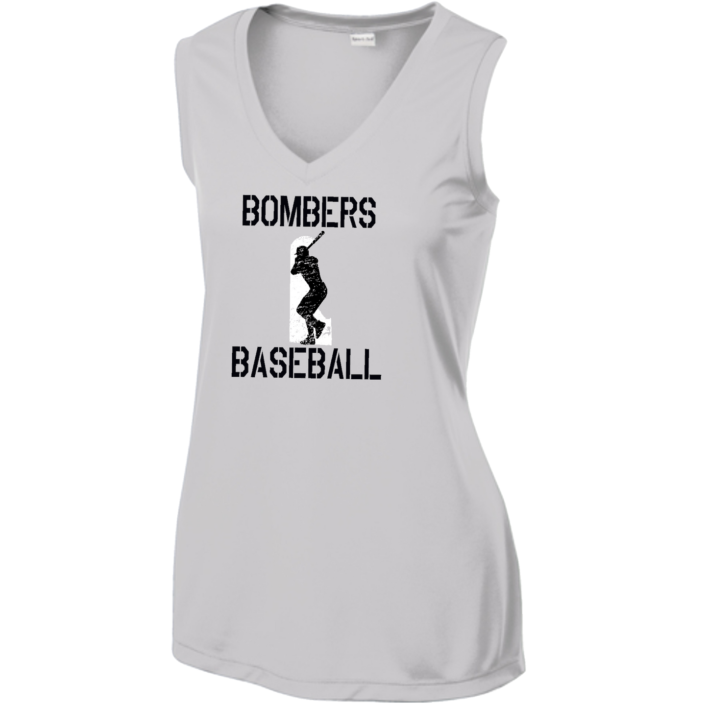 Sport-Tek Ladies Sleeveless Polyester V-Neck Tee