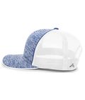 PACIFIC HEADWEAR AGGRESSIVE HEATHER TRUCKER SNAPBACK CAP