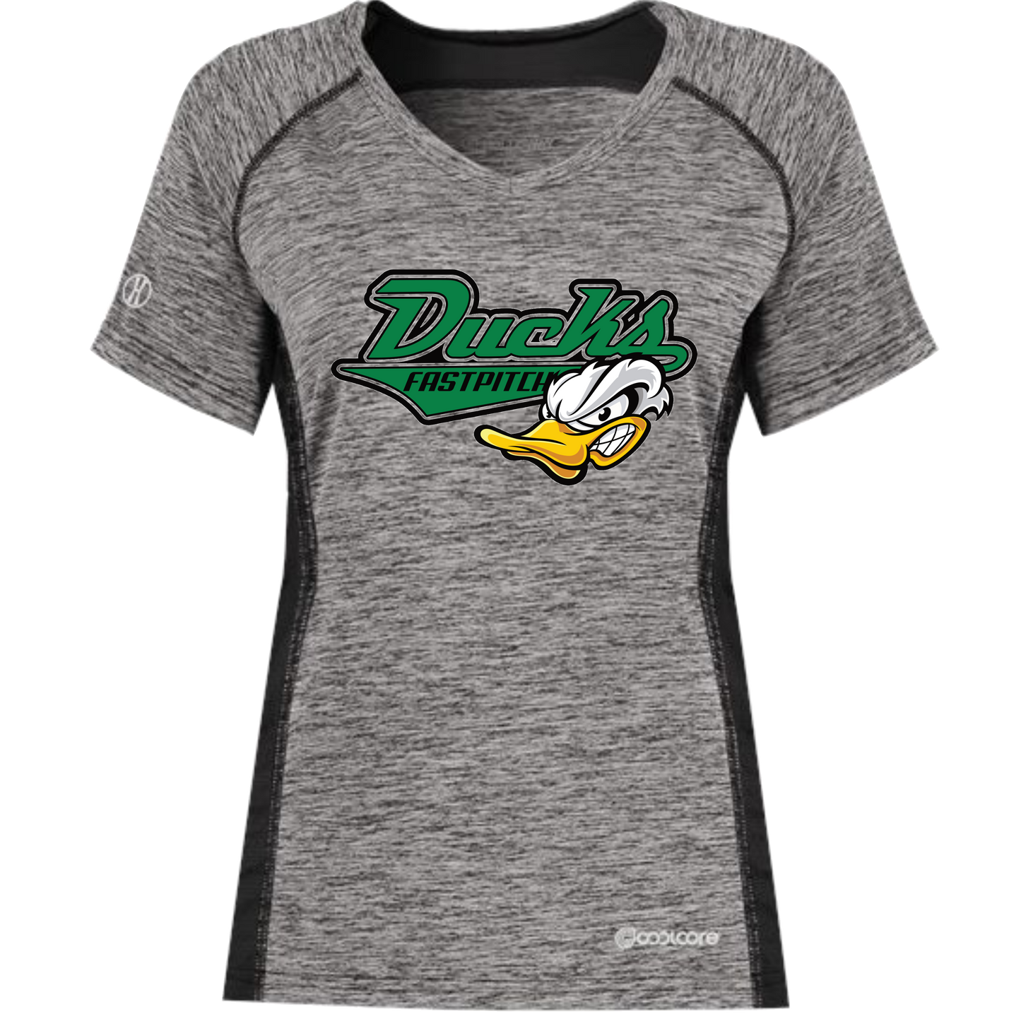 Holloway Women's Electrify CoolCore V-Neck T-Shirt