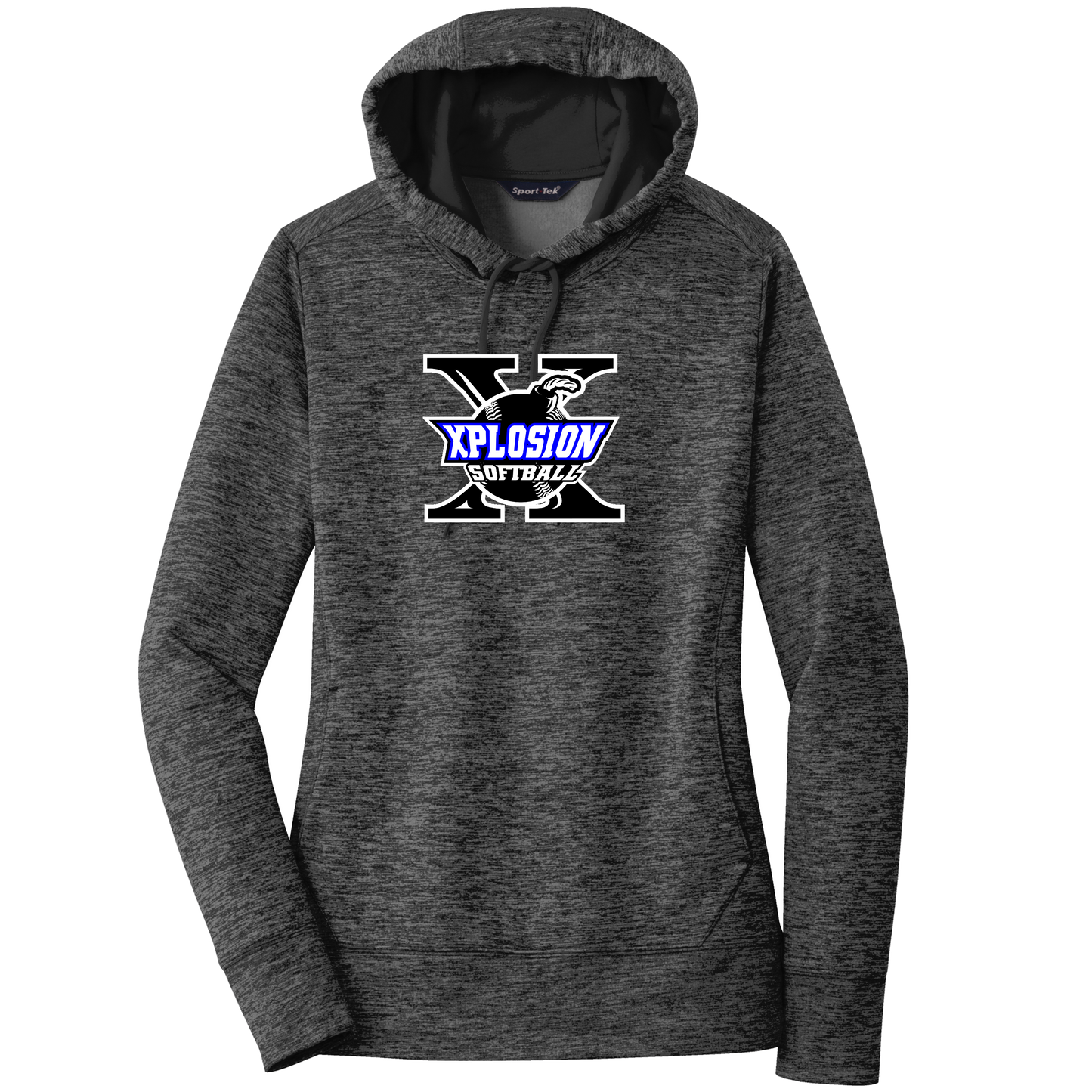Youth Sport-Tek Electric Heather Fleece Hooded Pullover