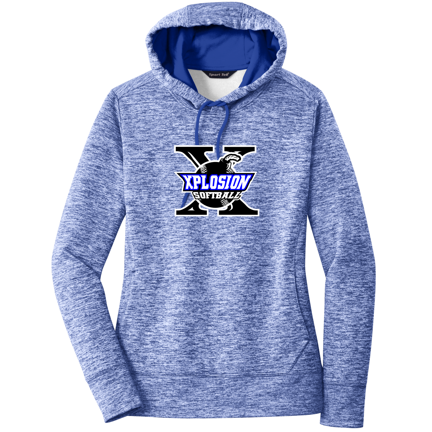 Youth Sport-Tek Electric Heather Fleece Hooded Pullover