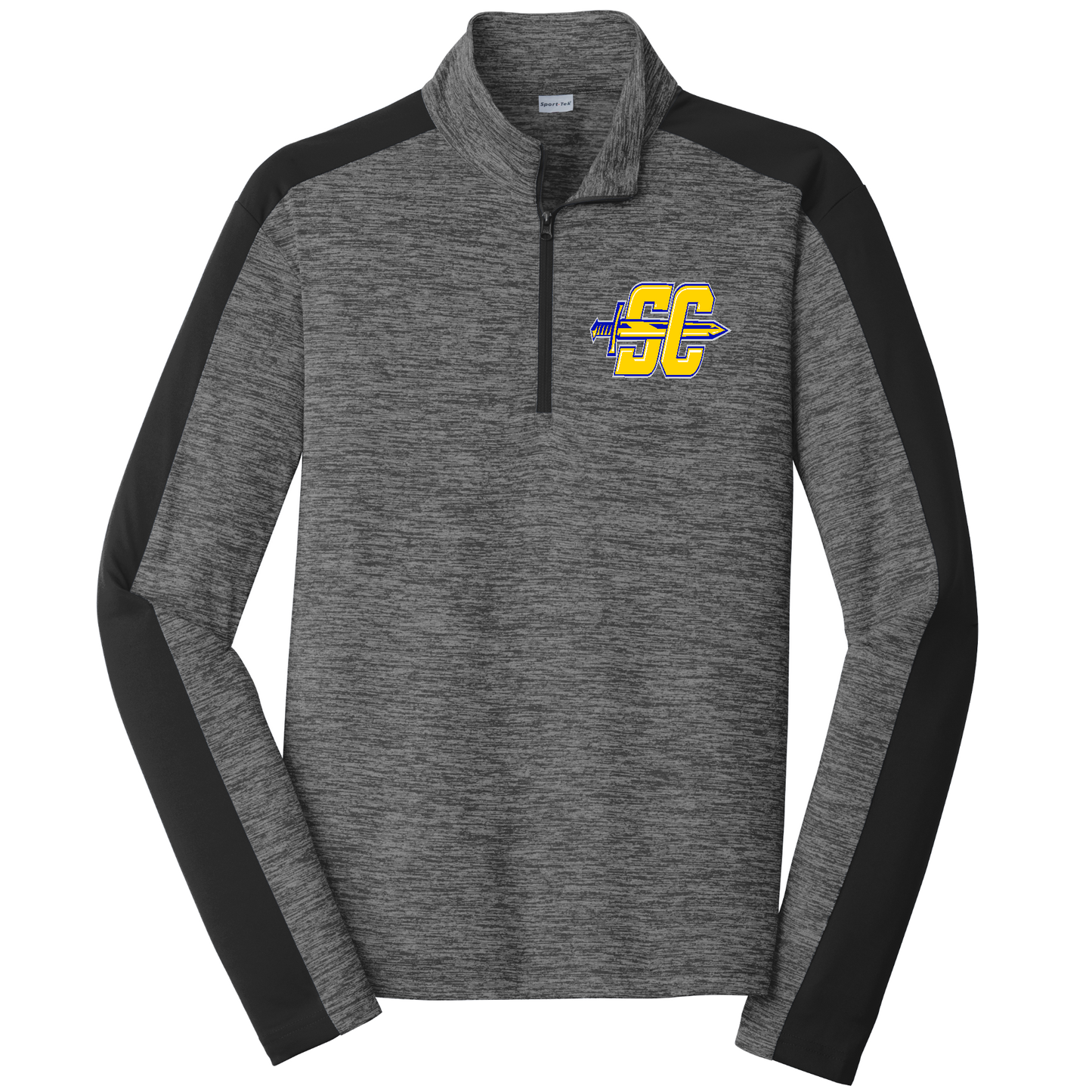 Sport-Tek PosiCharge Electric Heather Colorblock 1/4-Zip Pullover
