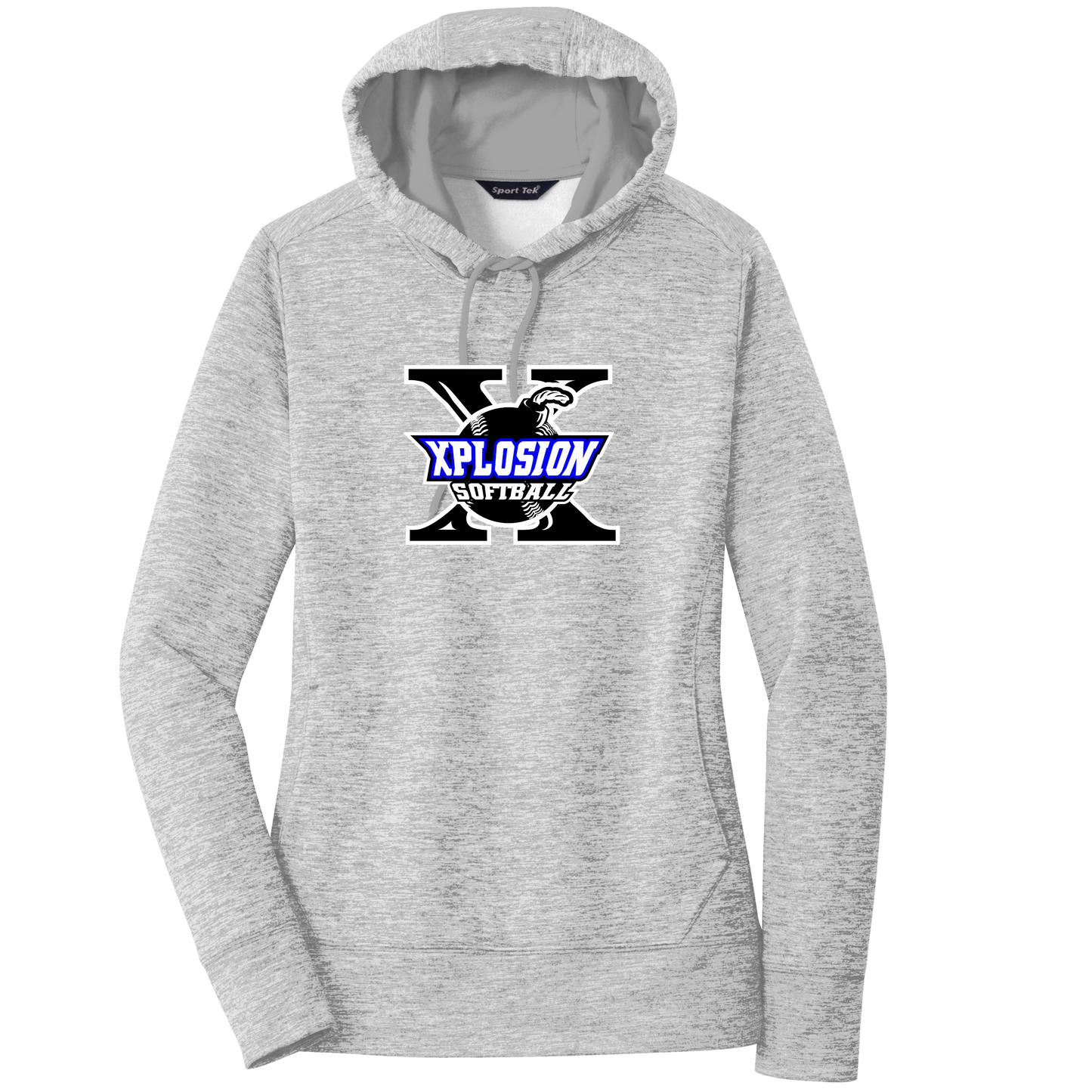 Youth Sport-Tek Electric Heather Fleece Hooded Pullover