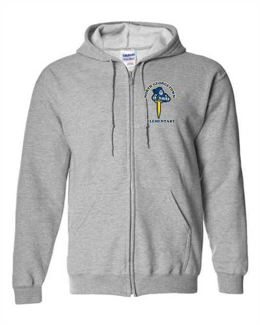 ADULT/UNISEX Gildan - Heavy Blend Full-Zip Hooded Sweatshirt NGE