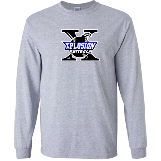 Youth Gildan Heavy Cotton Long Sleeve T-Shirt