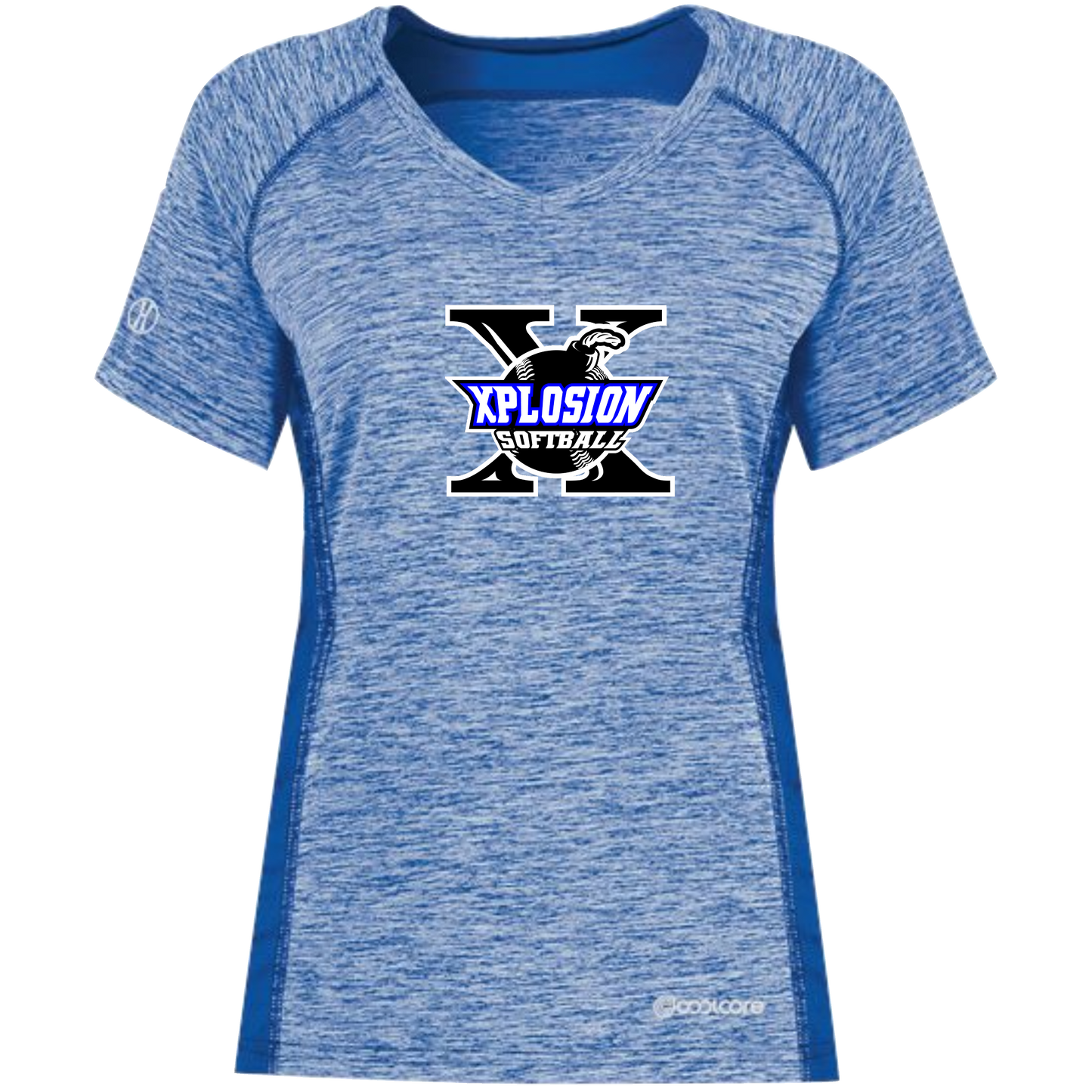 Holloway Women's Electrify CoolCore V-Neck T-Shirt
