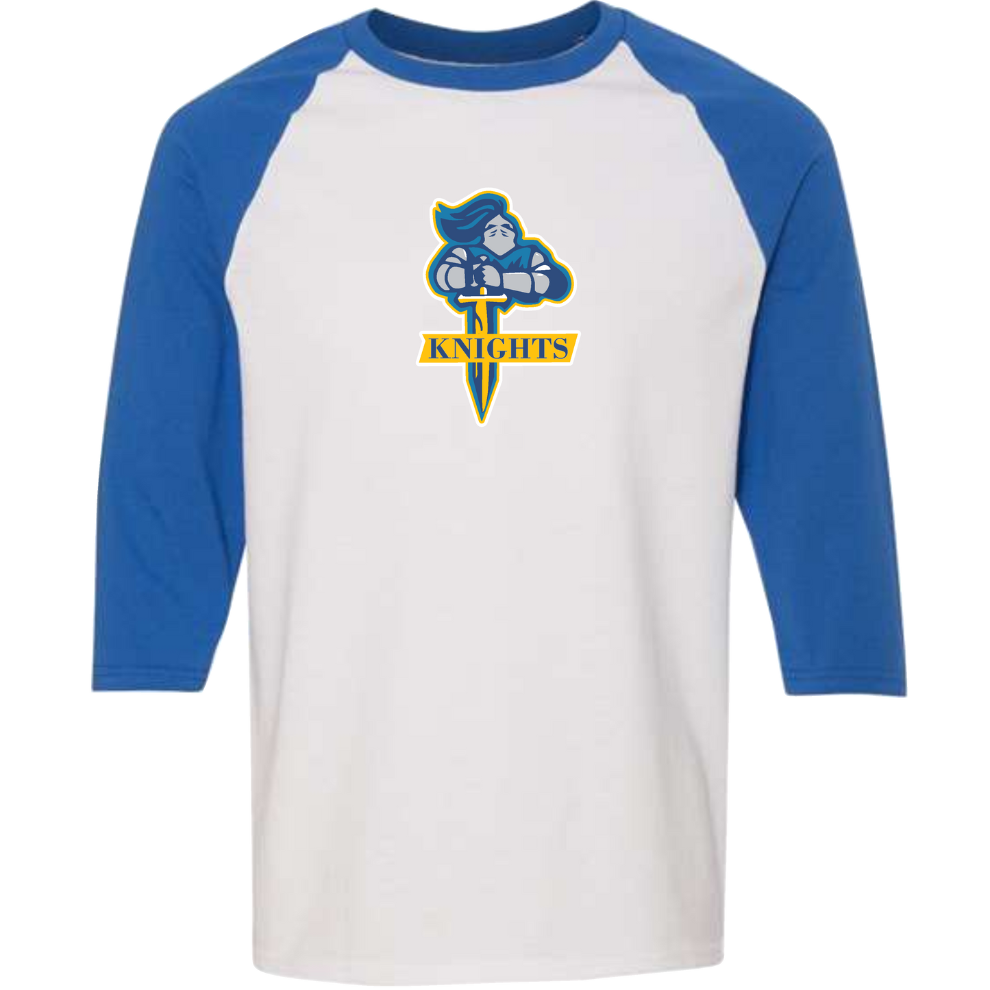 Unisex Heavy Cotton Raglan Three-Quarter Sleeve T-Shirt