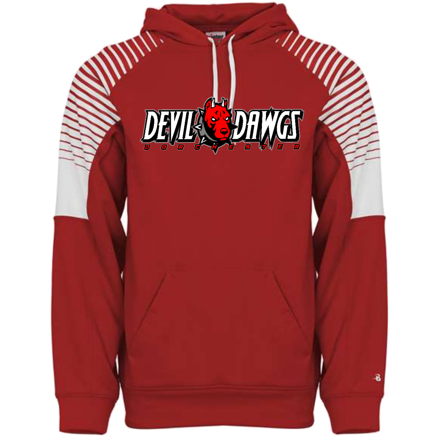 Badger -Adult Lineup Hooded Pullover Sweatshirt