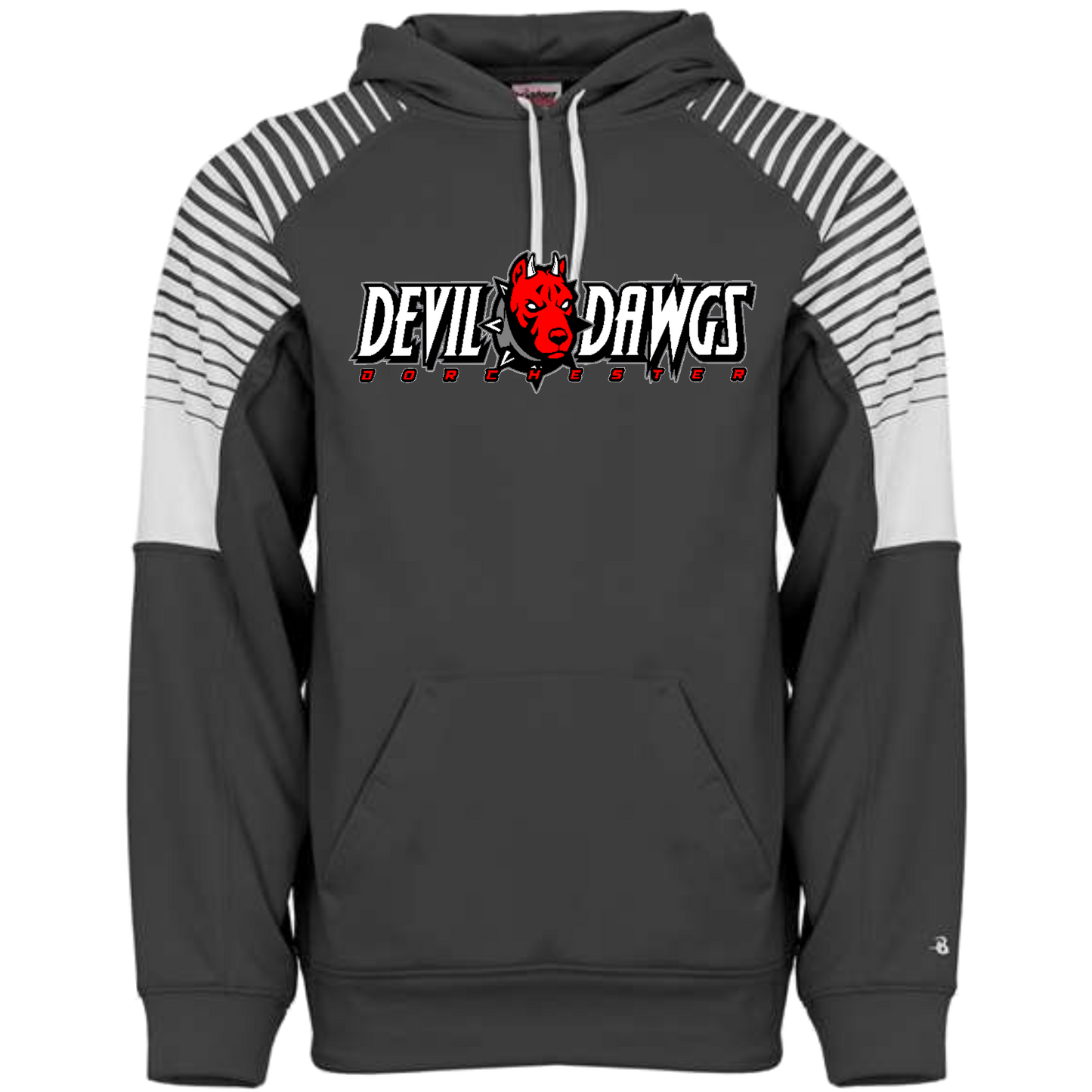 Badger -Adult Lineup Hooded Pullover Sweatshirt