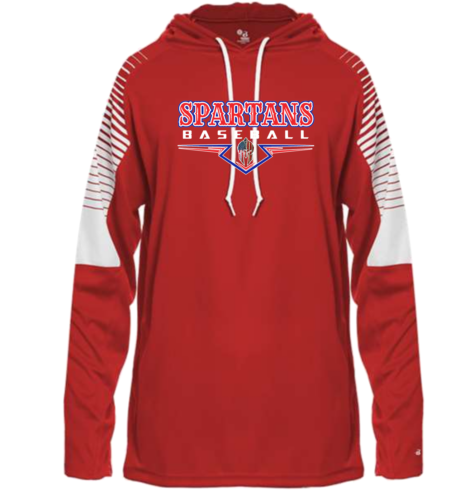 Badger - Lineup Hooded (LIGHTWEIGHT) Long Sleeve T-Shirt Youth/Adult
