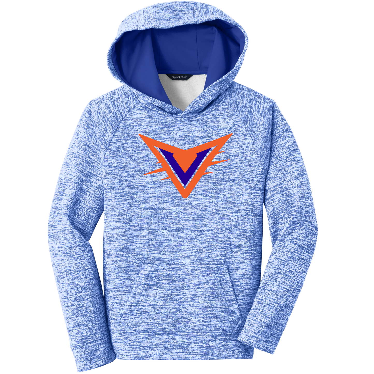 Sport-Tek Youth PosiCharge Electric Heather Fleece Hooded Pullover